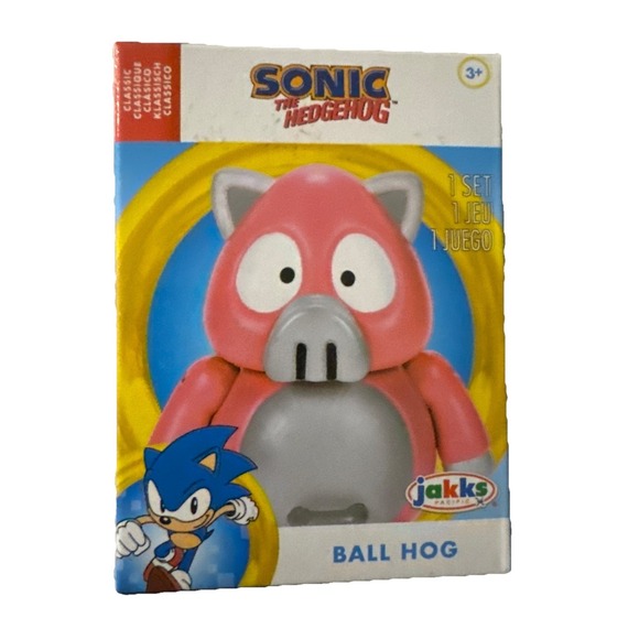 Jakks Pacific Other - Sonic the Hedgehog Ball Hog 2.5 Inch Jakks Pacific Figure - NEW/Sealed